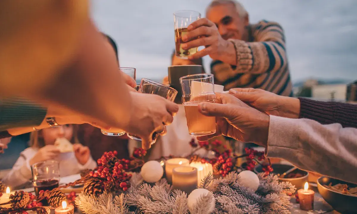 Thanksgiving Dinner with Beer